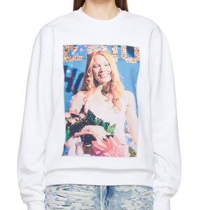 JW Anderson White Carrie Sweatshirt Small